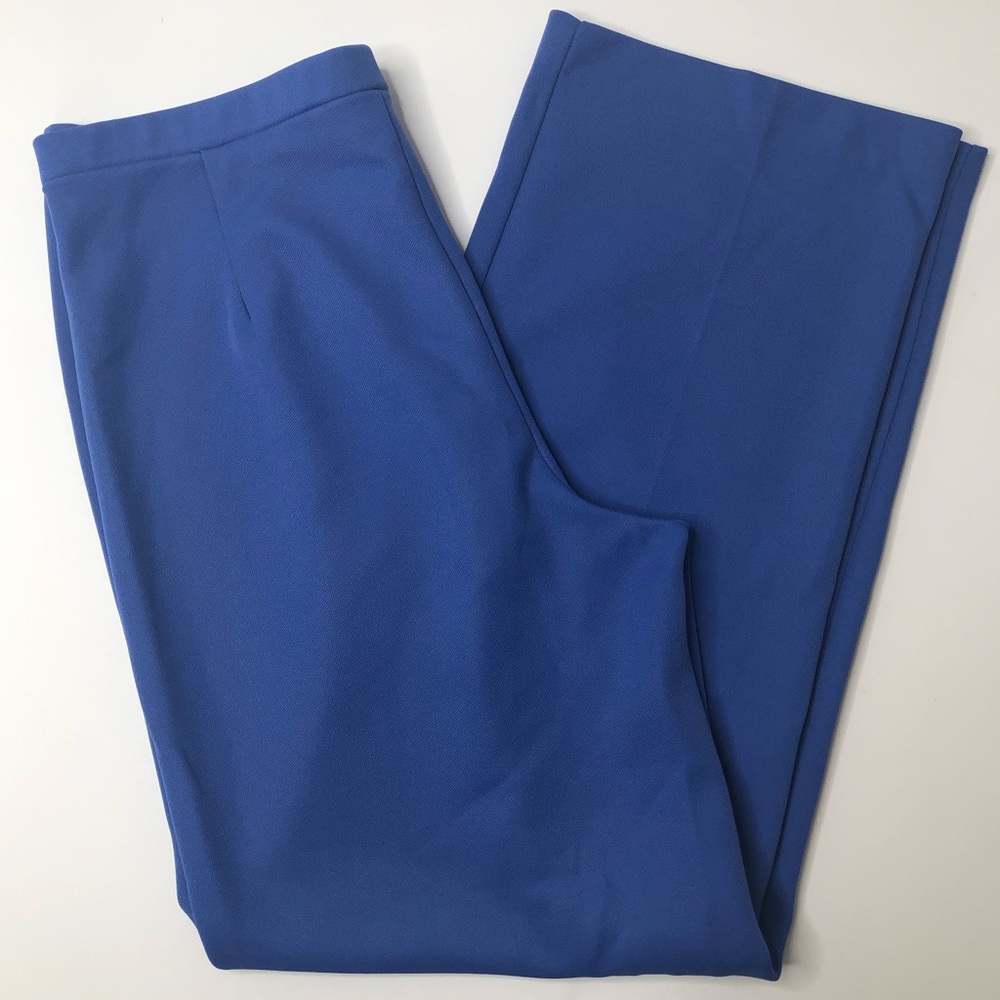 VTG Union Made Womens Blue Pants Office Wear Sz:34